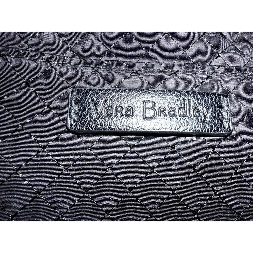 VERA BRADLEY Hanging Toiletry Organizer in Microfiber Classic Quilted Black